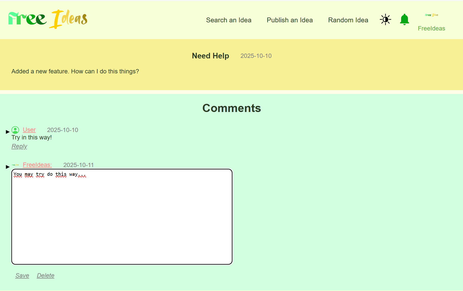 Image of FreeIdeas info